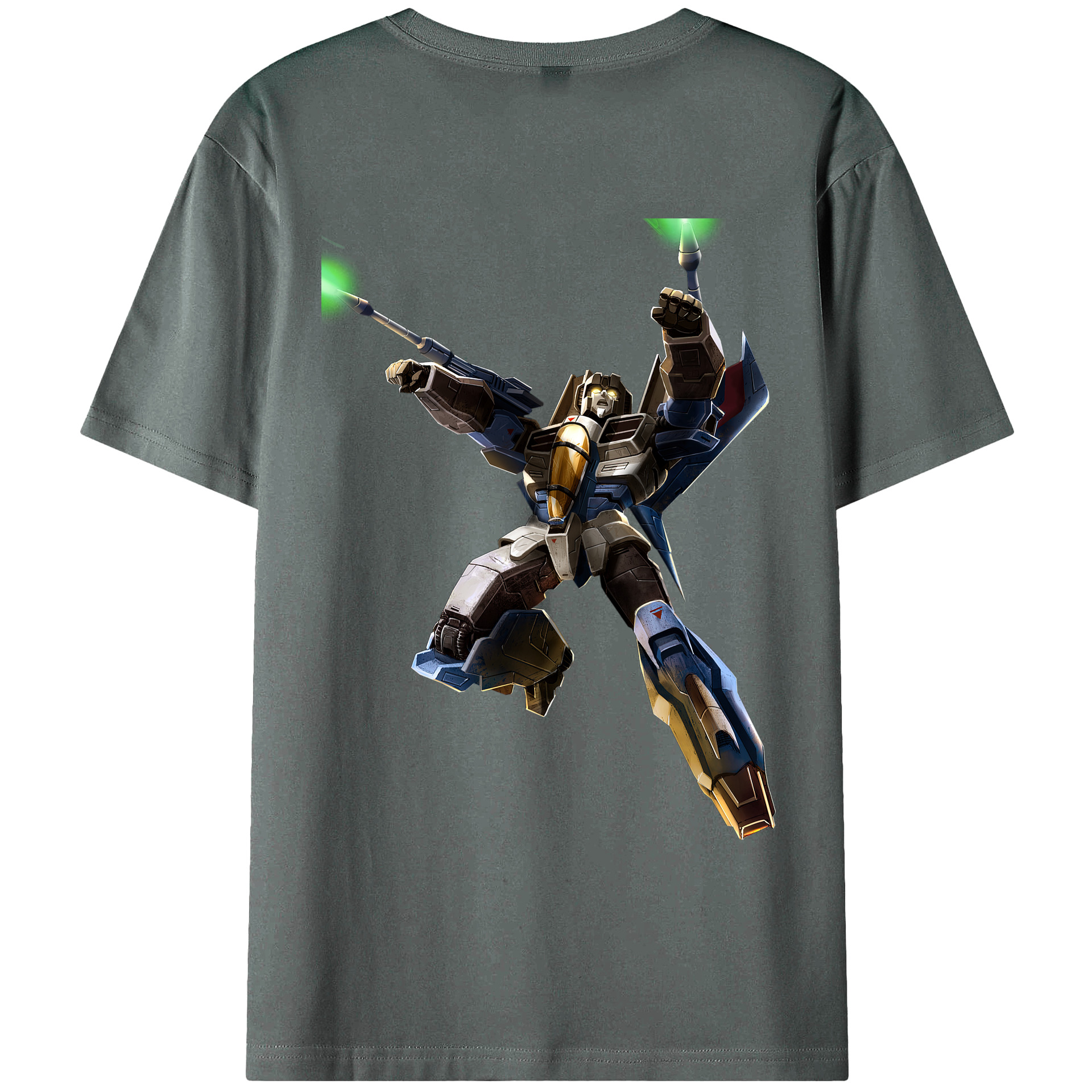 （画像用）  綿100％ メンズ半袖Tシャツ（バックプリント） 通気性